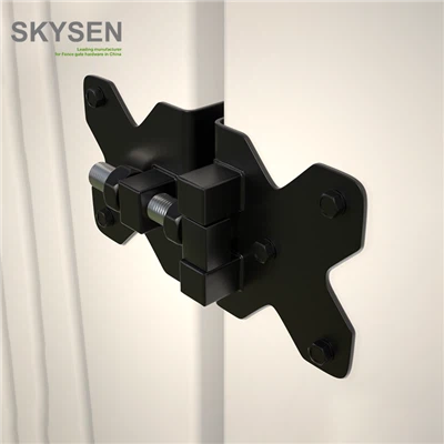 Vinylhegnporten hængsler hvid