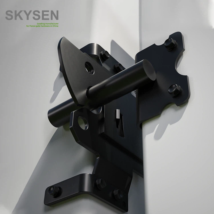 Vinylhegn dobbeltportlås